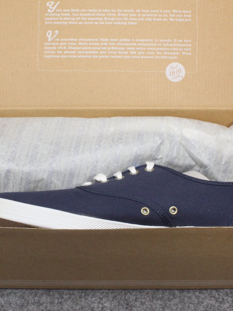 Keds Champion Cvo Navy Low Top Sneakers Shoes Rare Men's Size 11.5 Womens 13 — image 3 of 6